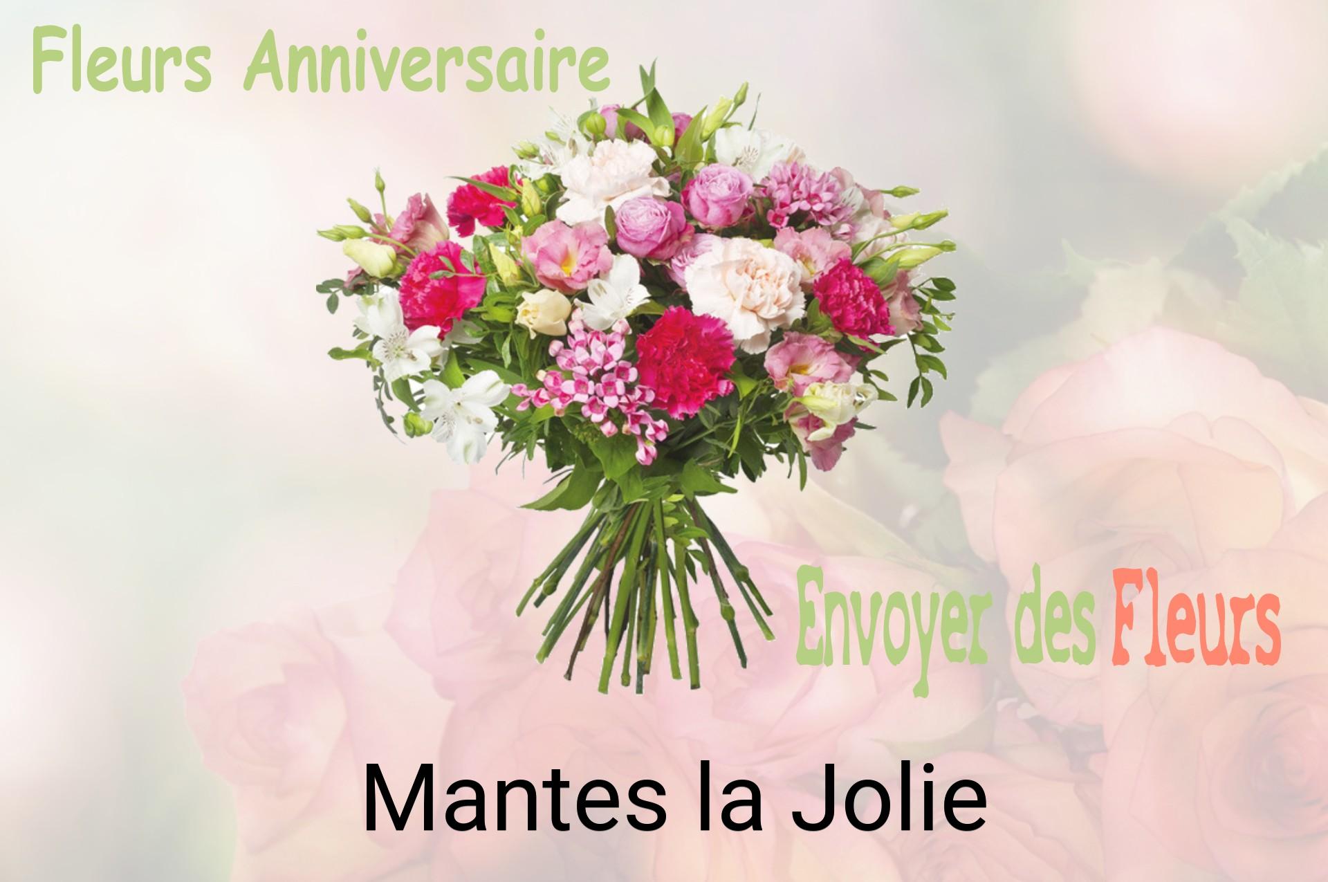 Bouquet de fleurs d’anniversaire livré à Mantes-la-Jolie