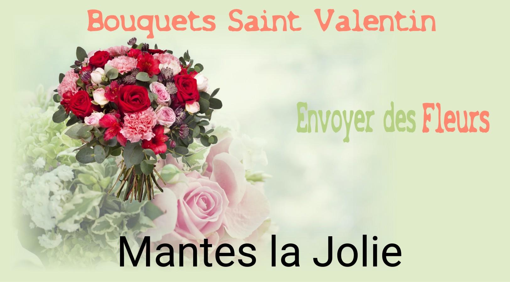 Roses de Saint-Valentin livrées à Mantes-la-Jolie